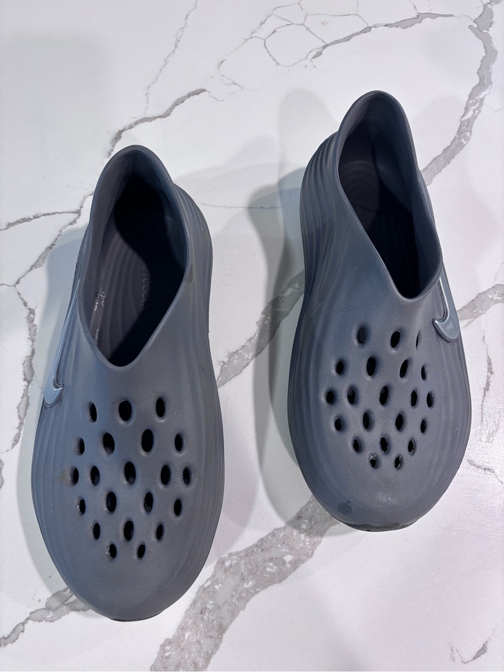 Nike Reactx Reguvin8 Slip-on Men's Ventilated Foam Clogs — Gray